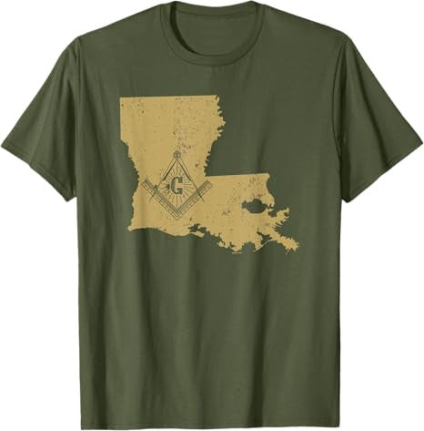 The Freemason Louisiana Shirt With Masonic Symbol - FUKAMASONIC