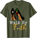 OES High Heels Platform Leopard Sisters Star Walk By Faith T-Shirt - FUKAMASONIC