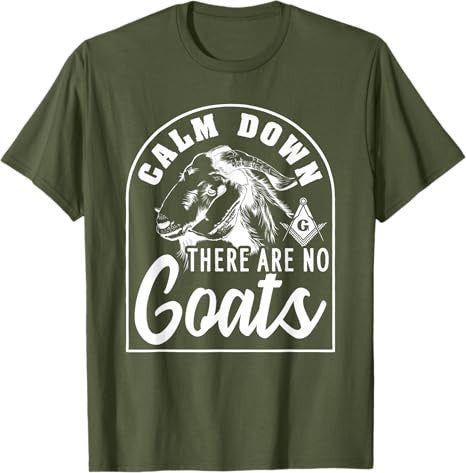 Freemasonry Goat Conspiracy Design T-Shirt - FUKAMASONIC