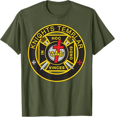 KNIGHTS TEMPLAR COMMANDERY T-Shirt - FUKAMASONIC