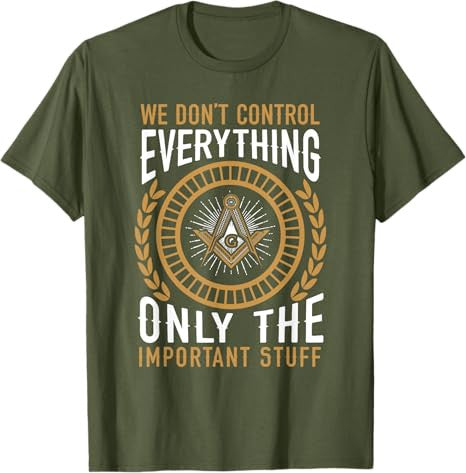 Fraternal Freemasonry Square Compass T-Shirt - FUKAMASONIC