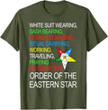 OES Sister Working Traveling Praying Thanksgiving Christmas T-Shirt - FUKAMASONIC
