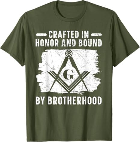 Masonic Freemason Square Compass Fraternal T-Shirt - FUKAMASONIC