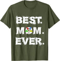 Best OES Mom Ever Order of the Eastern Star Parents' Day T-Shirt - FUKAMASONIC