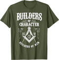 Freemason Masonic Square & Compass Symbol T-Shirt - FUKAMASONIC