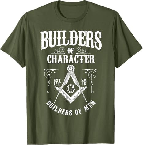 Freemason Masonic Square & Compass Symbol T-Shirt - FUKAMASONIC