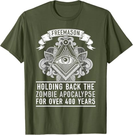 Freemason Square & Compass Masonic Fraternal T-Shirt - FUKAMASONIC