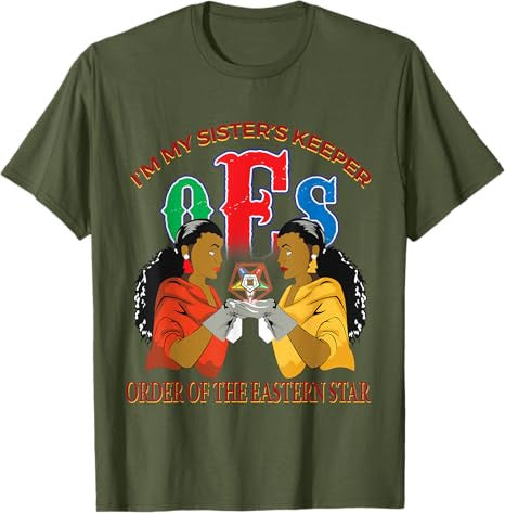 OES Sister's Keeper the Eastern Star Parents Mason Christmas T-Shirt - FUKAMASONIC