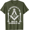 Mason Freemason Masonic Symbol Square & Compass T-Shirt - FUKAMASONIC