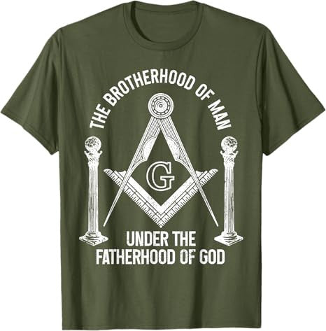 Mason Freemason Masonic Symbol Square & Compass T-Shirt - FUKAMASONIC