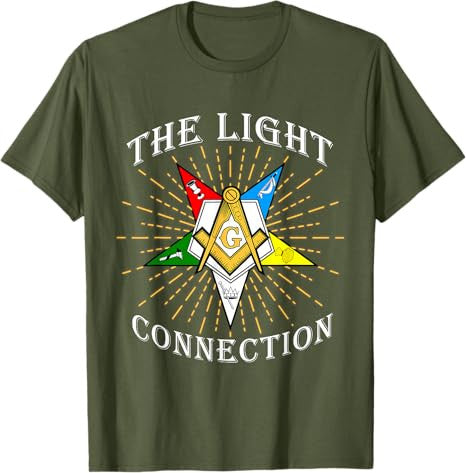 OES Masons The Light Connection Worthy Patron Parents' Day T-Shirt - FUKAMASONIC