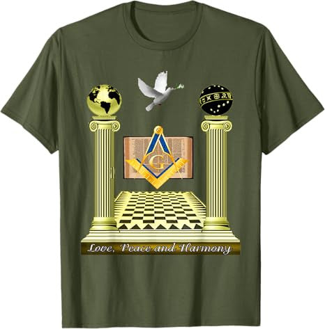 Masonic Peace T Shirt - FUKAMASONIC