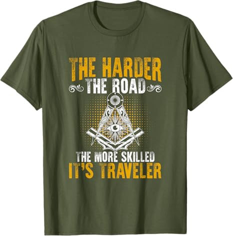 It's Traveler Masonry Freemasonry Masonic Freemason T-Shirt - FUKAMASONIC