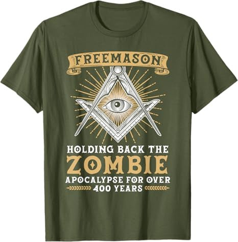 Freemason Square and Compass Masonic Fraternal T-Shirt - FUKAMASONIC