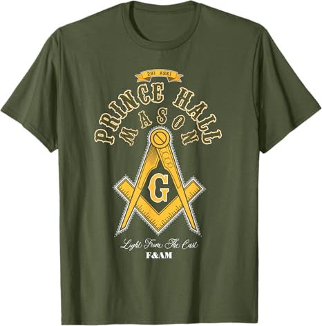Prince Hall Mason Light From The East F&AM Father's Day T-Shirt - FUKAMASONIC