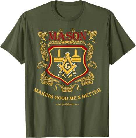 Masonic Greats Making Good Mason Better Father's Day T-Shirt - FUKAMASONIC