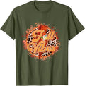 OES Fall Vibes Retro Leopard of the Eastern Star Halloween T-Shirt - FUKAMASONIC