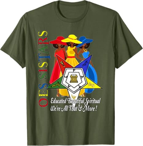 OES Ring Diva Sistar of Color Order Of The Eastern Star T-Shirt - FUKAMASONIC