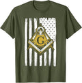 Freemason Masonic USA Flag Fraternal America T-Shirt - FUKAMASONIC