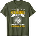 Brotherhood Of Man Masonry Freemasonry Masonic Freemason T-Shirt - FUKAMASONIC