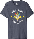 Light Connection OES Masonry Masonic Freemason Freemasonry Premium T-Shirt - FUKAMASONIC