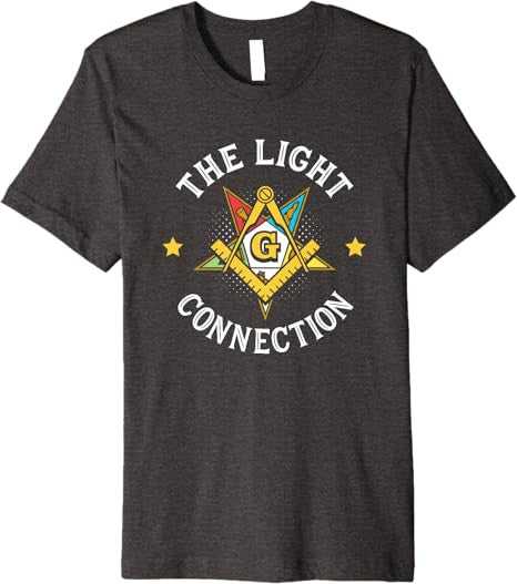 Light Connection OES Masonry Masonic Freemason Freemasonry Premium T-Shirt - FUKAMASONIC
