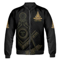 Custom Lodge Name Number Masonic Past Master Sun Freemason Unisex Bomber Jacket S-5XL - FUKAMASONIC
