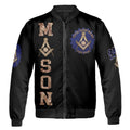 Customized Lodge Name Name and Number Freemasonry Masonic Symbol Unisex Bomber Jacket S-5XL - FUKAMASONIC