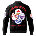 Customize Name Lodge Name York Rite Masonic Freemasonary Freemason Unisex Bomber Jacket S-5XL - FUKAMASONIC