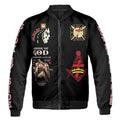 Customize The Defenders Of Masonry Sir Knight Armor of God Knight Templar PHA Unisex Bomber Jacket - FUKAMASONIC