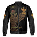 Custom Scottish Rite 33 Degree Eagle Wings Up Masonic Unisex Bomber Jacket S-5XL - FUKAMASONIC