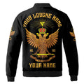 Custom Scottish Rite 33 Degree Eagle Wings Up Masonic Unisex Bomber Jacket S-5XL - FUKAMASONIC