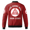 Custom Name Royal Arch Masonry York Rite Freemasonry Masonic Unisex Bomber Jacket S-5XL - FUKAMASONIC