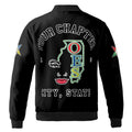 Custom Name Chapter Map Order Of The Eastern Star OES Mason Unisex Bomber Jacket S-5XL - FUKAMASONIC