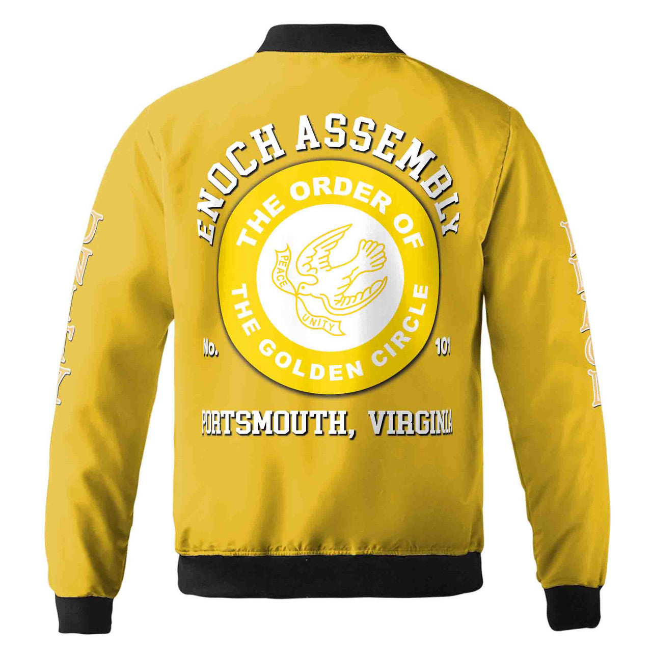 Custom Name Chapter Order of the Golden Circle Scottish Rite of Fremasonry Unisex Bomber Jacket S-5XL - FUKAMASONIC