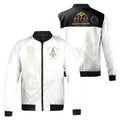 Customize Lodge Name, Name and Number PHA Freemasonry Masonic Bomber Jacket - FUKAMASONIC