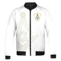 Customize Lodge Name, Name and Number PHA Freemasonry Masonic Bomber Jacket - FUKAMASONIC