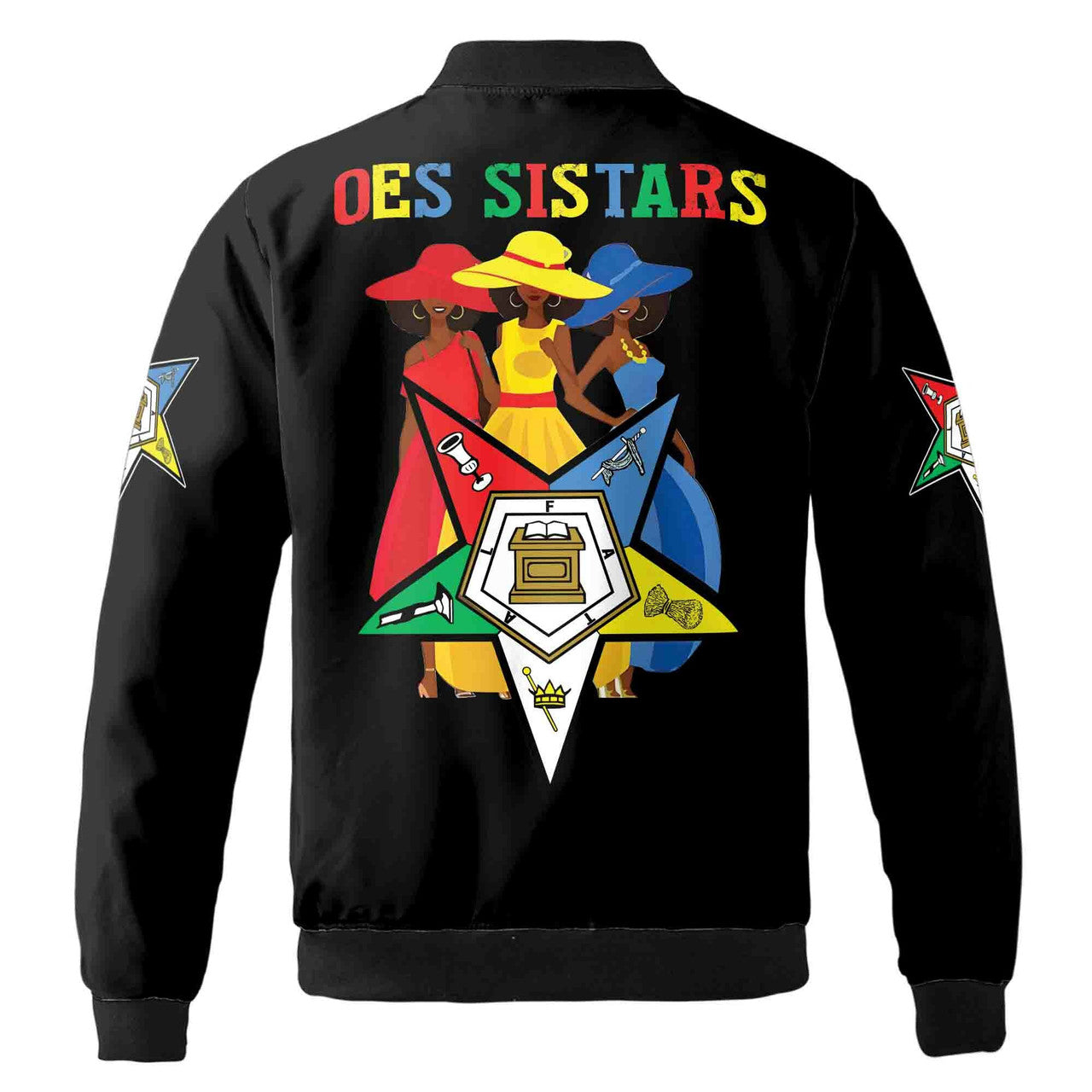 Custom Name Chapter Name OES Order Of The Eastern Star Unisex Bomber Jacket S-5XL - FUKAMASONIC