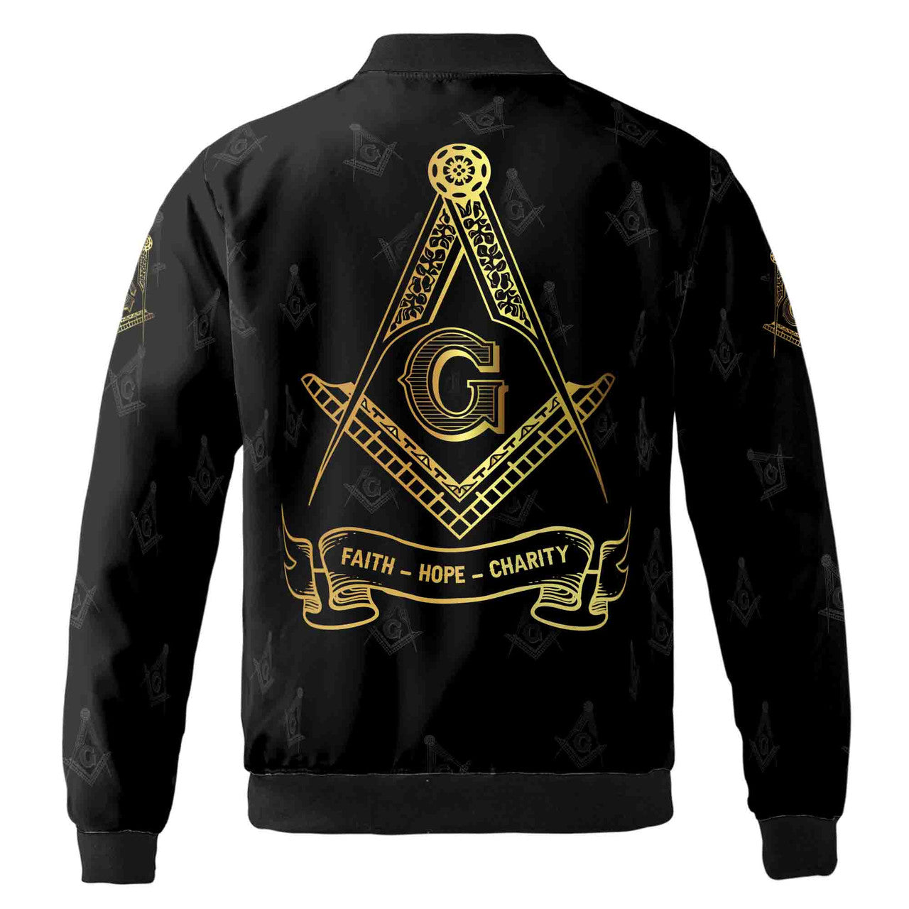 Customize Name Lodge Name Prince Hall PHA Freemasonry Masonic Unisex Bomber Jacket - FUKAMASONIC