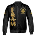 Customize Name F. & A.M. Father of All PHA Freemasonry Masonic Bomber Jacket - FUKAMASONIC