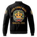 Custom Name Court Order of the Amaranth Emblem Unisex Bomber Jacket S-5XL - FUKAMASONIC