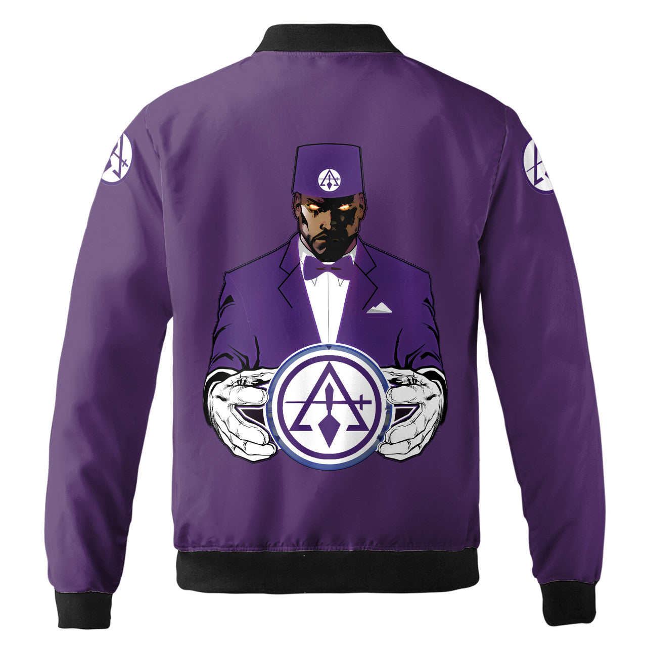 Customized Cryptic Masonry Royal and Select Master Bomber Jacket S-5XL - FUKAMASONIC