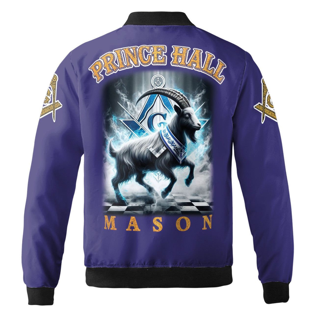 Freemason Prince Hall Masonic Medieval Astral Bomber Jacket S-5XL - FUKAMASONIC