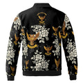 Customized Scottish Rite 32 Tropical Floral Bomber Jacket S-5XL - FUKAMASONIC