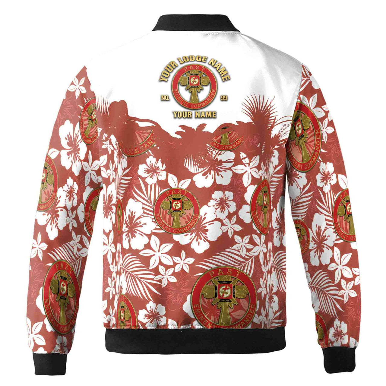 Custom York Rite Past Eminent Commander Masonry Bomber Jacket S-5XL - FUKAMASONIC