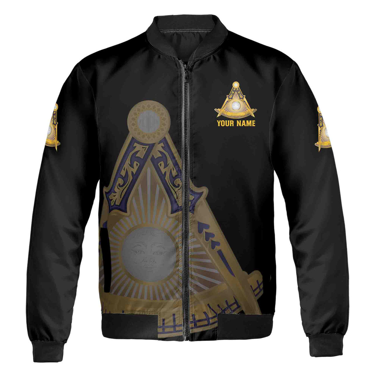 Customized Freemasonry Past Master Masonic Bomber Jacket S-5XL - FUKAMASONIC