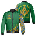 Customized Blue Lodge Master Mason Mansonic Bomber Jacket S-5XL - FUKAMASONIC