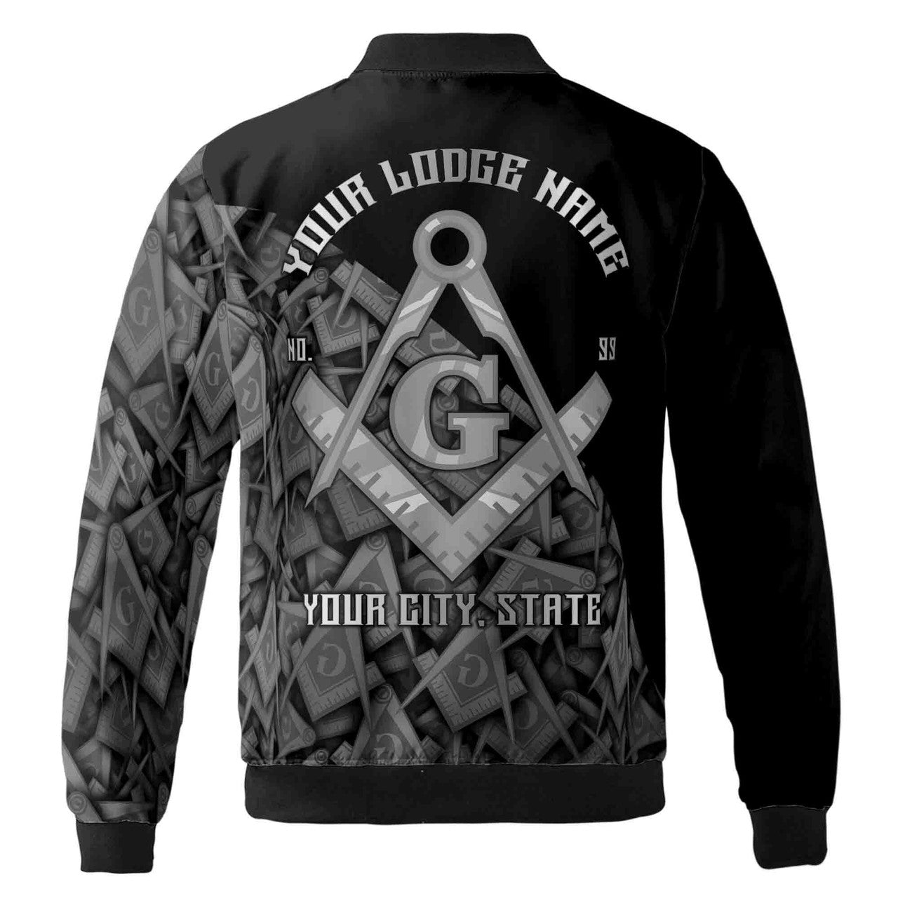 Customized Masonry Master Mason Multi-color Bomber Jacket S-5XL - FUKAMASONIC