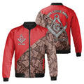 Customized Masonry Master Mason Multi-color Bomber Jacket S-5XL - FUKAMASONIC