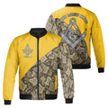 Customized Masonry Master Mason Multi-color Bomber Jacket S-5XL - FUKAMASONIC